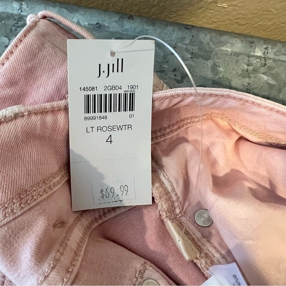 JJill Pink Authentic Fit Slim Ankle Sz 4 - Picture 8 of 11